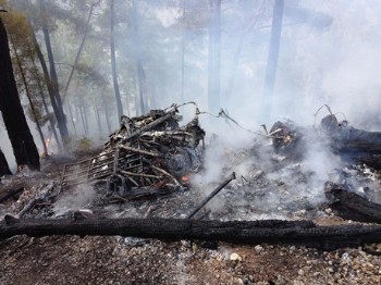 Bölgede Son 8 Yılda 3 Orman Yangını Söndürme     Helikopteri Düştü