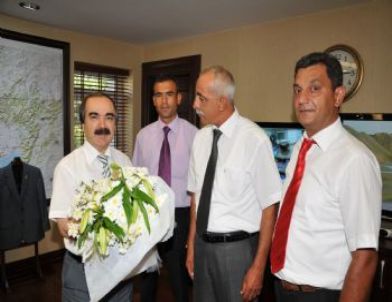 Taksicilerden Vali Coş’a Teşekkür Ziyareti