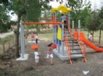 KıYıKÖY - Gümüşova’da Köylere Çocuk Oyun Alanları Yapıldı