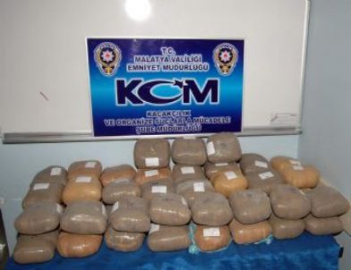 Otomobilin Her Yerinden Esrar Çıktı