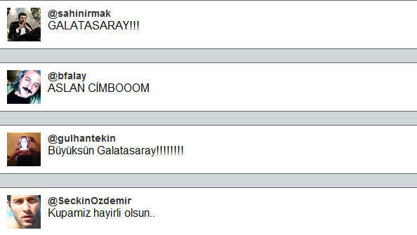 Ünlülerin Süper Kupa Yorumları