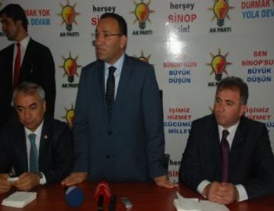 Bozdağ, Ak Parti Sinop İl Başkanlığı'nı Ziyaret Etti