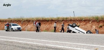 Beyşehir'de Otomobil Şarampole Devrildi Açıklaması