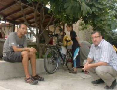 Bisikletiyle Avustralya'dan Sinop'a Geldi