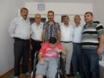 SARAYCıK - Sincanlı Muhtarlardan Engelli Onur Yılmaz'a Tekerlekli Sandalye