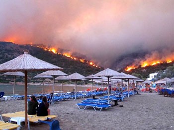 Cennet ada cehenneme döndü