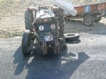 KALEDERE - Sungurlu’da Traktör Devrildi: 1 Yaralı