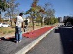 KALDIRIM ÇALIŞMASI - Odunpazarı Belediyesi Çankaya Mahallesi’ne Renkli Asfalt Çalışması Uyguladı