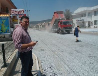 Akbükte Yol Yapım Çalışması…