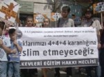 HALKEVLERI - İl Milli Eğitim Müdürlüğü Önünde 4+4+4 Protestosu