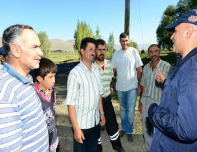 Yakutiye'den Köylere Çift Şerit Yol