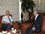 FETHI YAŞAR - Rektör Ayhan'dan Başkan Yaşar'a Veda Ziyareti