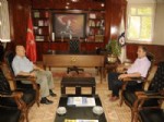 YAŞAR YıLMAZ - Sgk İl Müdürü Yılmaz’dan Belediye Başkanı Uğurlu’ya Veda Ziyareti