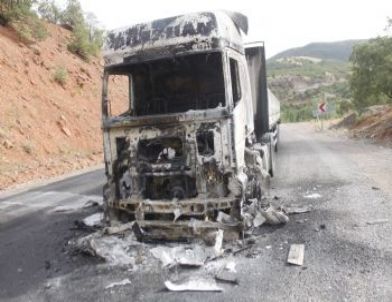 Tunceli’de Tır Yakan Pkk’lılara Karadan Operasyon