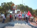 YıLDıZTEPE - Yıldıztepe Şehitliği'nin Tahrip Edilen Mermer Kaidesi ve Tabelası Yenilendi