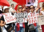 YÜKSEL ÇAVUŞOĞLU - CHP’li Kadınlar, Kadına Şiddeti Protesto Etti