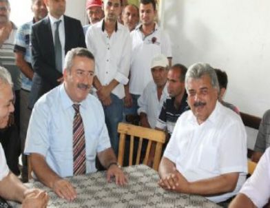 İzmir Valisi Cahit Kıraç'a Kaymakçı'da Sevgi Seli