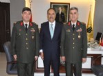 DOKTRIN - Komutanlardan Rektör Cemil Çelik'e Veda Ziyareti