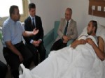 MUSTAFA BAYRAM - Vali Daşöz, Yaralı Er Mustafa’yı Hastanede Ziyaret Etti