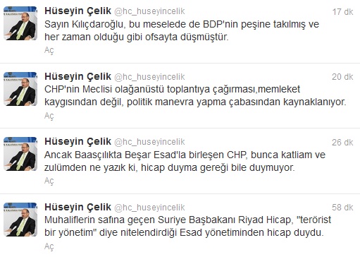 Hüseyin Çelik: Kılıçdaroğlu ofsayta düştü