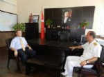 İSMAIL KAYGıSıZ - Erdek Mayın Filo Komutanı Ercüment Tatlıoğlu Veda Ziyaretleri Kapsamında Erdek Kaymakamını Ziyaret Etti