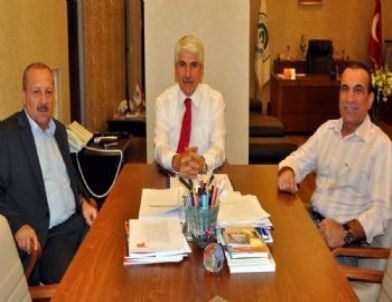 Muttalip Eski Belediye Başkanı Okutucu'dan Başkan Sakallı'ya Ziyaret