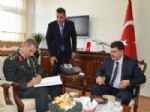 VASIP ŞAHIN - 2. Ordu Komutanı Orgeneral Mendi'den Vali Şahin'e Ziyaret