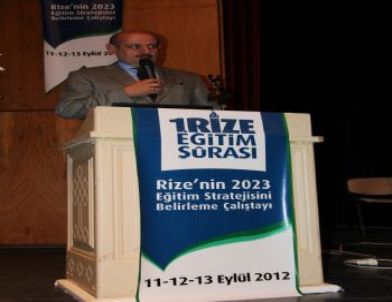 Rize’de Eğitim Şurası Başladı