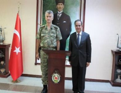 Tuğgeneral Hamza Celepoğlu, Vali Tapsız’ı Ziyaret Etti