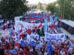 MUSTAFA KUMLU - İşçiler Bakanlık Önünde Basın Açıklaması Yaptı