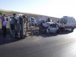 ŞÜKRÜ YıLDıRıM - Otomobille Minibüs Çarpıştı: 7 Yaralı