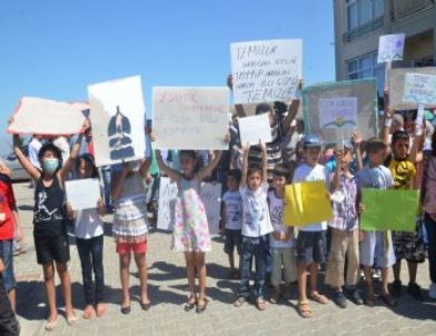 İzmir'de Çöp Eylemi