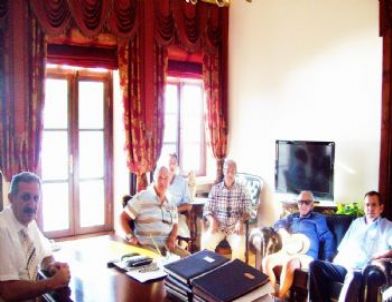 Rahmi Koç, Kaymakam Nihat Nalbant İ Ziyaret Etti