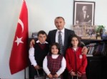 Tekel 75. Yıl İlköğretim Okulu Öğrencileri Belediye Başkanı Faruk Köksoy’u Ziyaret Etti
