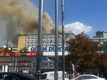 Ankara Şeker Fabrikaları Genel Müdürlüğü'nde yangın çıktı