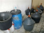 MORDOĞAN - Eski Okulda Kaçak Şarap Üretenler Yakalandı