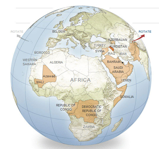 Kürdistan haritada yerini aldı!