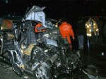 TATARLı - Düğün yolunda kamyonla çarpıştı: 5 ölü