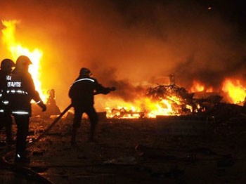 Vatandaş deprem sandı... Muhimmat deposunda patlama....