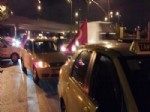 Ticari Taksi Sürücülerinden Terör Protestosu