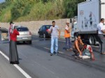 AVSALLAR - Antalya’da Trafik Kazası: 1 Yaralı
