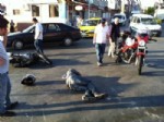 Motosikletle Otomobil Çarpıştı: 1 Yaralı