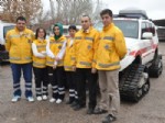 PALETLİ AMBULANS - Aksaray'da Kar Paletli Ambulans Hazır