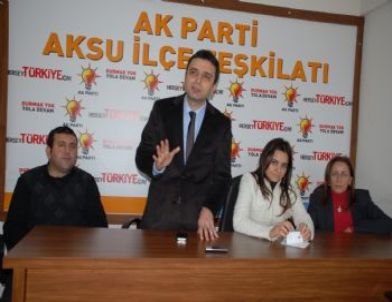 Ak Parti İl Başkanı Köse Aksu’da