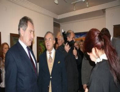 Bakan Günay 'yalçın Gökçebağ Resim Sergisi'nin Açılışına Katıldı