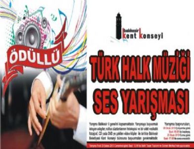 Balıkesir Kent Konseyinden Amatör Ses Yarışması