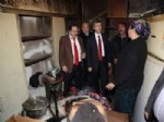 ÇıTAK - Başkan Tahmazoğlu Evi Yanan Ailenin Yaralarını Sardı