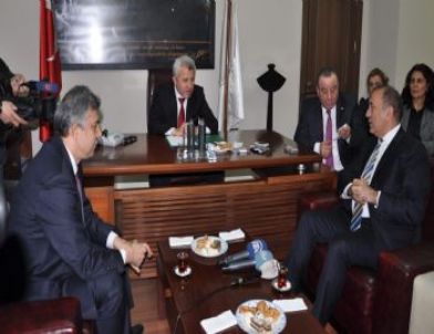 Gürsel Tekin Ztso Başkanı Salih Demir’i Ziyaret Etti