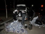 Otomobilden 5 Bin Paket Kaçak Sigara Çıktı