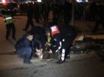 Motosiklete Tır Çarptı: 1 Ağır Yaralı